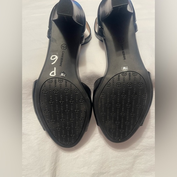 GIANI BERNINI ,Black Leather Women's Sandals - Picture 6 of 6